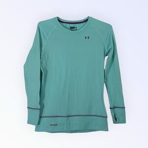 UNDER ARMOUR BASE LAYER SHIRT WOMENS MEDIUM GREEN